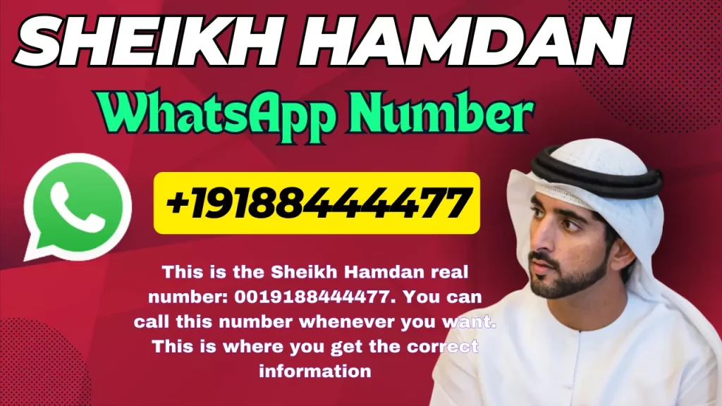 Sheikh Hamdan WhatsApp number