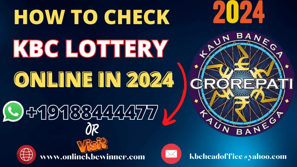 KBC Lottery Number Check 2024